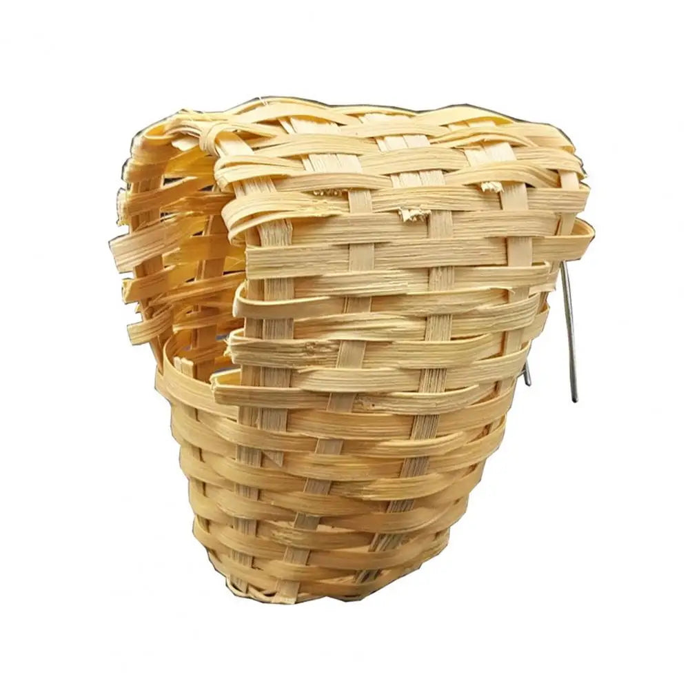 Bird Sleeping Nest Durable Pet Bird Breeding Bamboo Nest Fine Workmanship Bird Breeding House