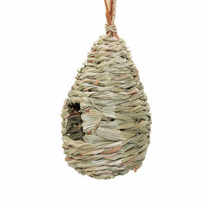 Natural Grass bird bed Woven Hanging Bird Cages Birdhouse Nest Bird Breeding Nest decorative cages