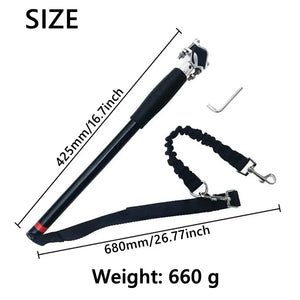 Dog Leash, Dog Training Leash, Dog Control Walker, Bike Exerciser, Pet Bicycle Leash Attachment, Distance Keeper, Hands Jogger