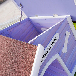 Solid Wood Dog House Large Outdoor Dog House Pet Dogs Park Pets Puppy Bed's Dogs Kennel Crate Little Houses and Rooms for Living