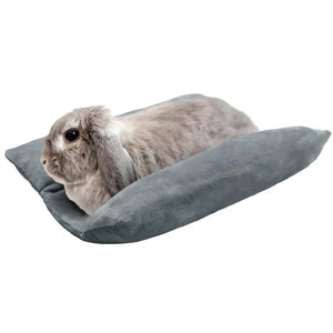 Rabbit Bed Mat Thickened Soft Bunny Bed Washable Cuddle Cushion Mat Double-Sided Plush Small Pet Flop Cotton Pillow for Rabbit