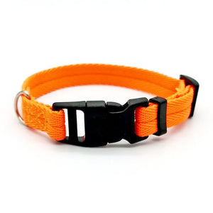 Dog Collar Solid Color Puppy Collars Medium Dogs Quickly Disengaged Pet Dog Training Collar Teddy Bichon Small Dog Collar