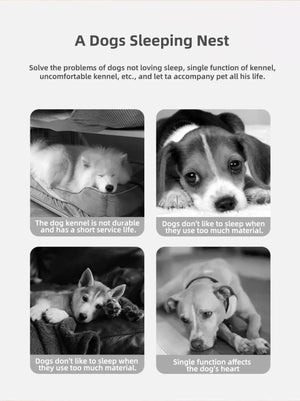 Large Dog House Winter Warm Insulated Outdoor Dog Kennel for Extra Big Dogs Weatherproof Heated Pet Shelter with Removable Roof