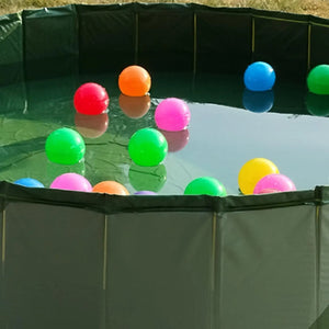 Dog Swimming Pool Portable Plastic Pool Grooming Tub Bathing Scratch Resistance Pet Pools Bathtub for Large Dogs Drainage Hole
