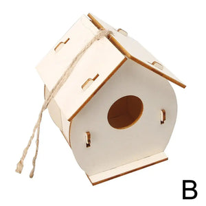 Bird Houses For Outside,Outdoor 5 Hole Bird House Room For 5 Bird Families Bluebird Finch Hanging Birdhouse For Garden