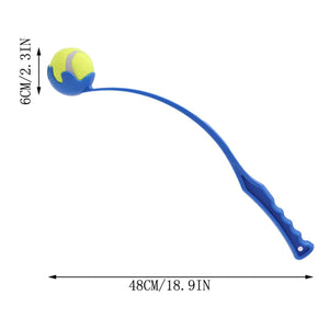 Dog Toys Throwing Pole Dog Training Ball Thrower Outdoor With Tennis Ball Training Throwing Toys Pet Supplies For Gift