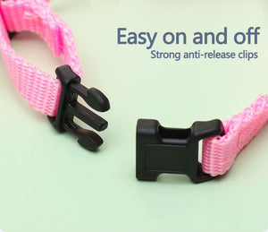 Rabbit Cat Harness and Leash Set Adjustable Pet Lead Leash for Small Animals Ferrets Piggies Hedgehogs Outdoor Walking