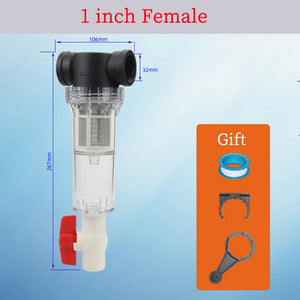 Fish tank fish toilet Full transparent fish waste collector Aquarium drainage collector Automatic cleaning filter