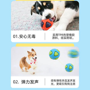 Pet Dog Toy Ball, Grinding Teeth, Biting and Relieving Boredom Tool, Durable and Indestructible, Dog Specific Interactive Toy