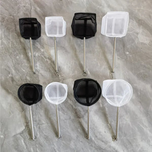 Stainless Steel Fine Net Fishing Net - Retractable and Durable Aquarium and Fish Tank To Catch Small Fish Accessories