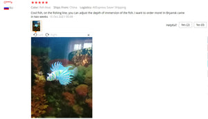 Artificial Luminous Lionfish Fish Silicone Fake Fish Floating Glow In Dark Aquarium Tank Landscape Ornament Home Decoration