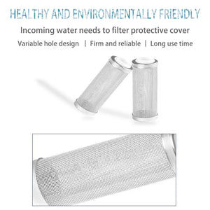 Fish Tank Filter Stainless Steel Inlet Case Mesh Shrimp Nets Special Cylinder Filters Inflow Inlet Protect Aquarium Accessories