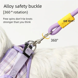 Dog leash, pet walking leash, outdoor dog dopamine contrasting leash, pet supplies