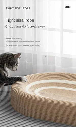 Comfortable indoor cat mat, cute breathing habits, lightweight cat scraper, small animal cardboard for home use