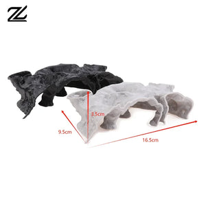 Fish Tank Underground Cave For Fish Shrimp Reptile Shelter Hiding Houses 3D Printing Aqaurium Landscaping Ornaments Decor