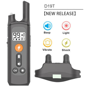 New Remote Control Dog Trainer, Bark Stopper, Electronic Collar, Rechargeable and Waterproof.