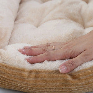 Bed for Dog Cat Pet Square Plush Kennel Medium Small Dog Sofa Bed Cushion Pet Calming Dog Bed House Pet Supplies Winter