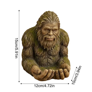 Big-foot Bird Feeder Garden Sculpture Birdfeeder Yard Art Decoration Wild Bird Feeding Station Resin Crafts For Patio Yard