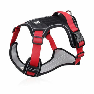 Pet Dog Harness Reflective Adjustable German Shepherd Outdoor Training Vest Wear-resistant And Explosion-proof Shock Harnesses