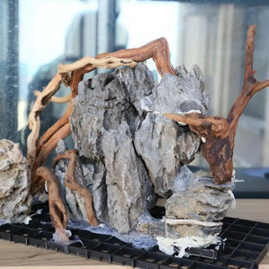 Natural Wooden Fish Tank Decorations Plant Stem Tree Trunk Driftwood Tree Aquarium Fish Landscaping Tree Decoration Ornaments ﻿