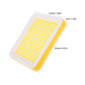 Rabbit Litter Box Square Design For Small Animals Separation Urine Poop Durable Plastic Easy Clean Portable Toilet Trainer
