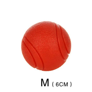 Durable Bouncy Dog Toy for Pets Chew Proof Rubber Ball S to L Size Training Interactive Chew Resistant Molar Ball