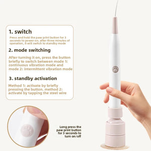 Suction Cup Electric Cat Teaser Stick Self-Playing Interactive Toy for Cats Hands-Free & Handheld Dual-Use Cat Wand Pet Supplies