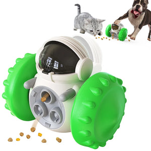 Dog Food Toys Pet Puzzle Interactive Tumbler Balance Car Funny Toy Food Slow Dispenser Eater Pet Dog Cat Training Goods for Pets