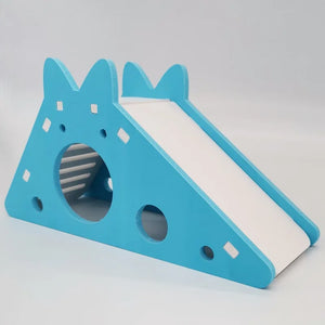 Hamster Slide Toy Pet House Villa Cage Ladder Exercise Toy for Hamster Mouse Rat Guinea Pig Assembled Hamster