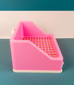 Rabbit toilet with high anti spray urinal, small pet with drawer, toilet bowl, Dutch pig, Totoro pet, rabbit toilet