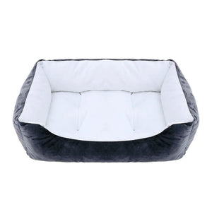 Bed for Dog Cat Pet Square Plush Kennel Medium Small Dog Sofa Bed Cushion Pet Calming Dog Bed House Pet Supplies Winter