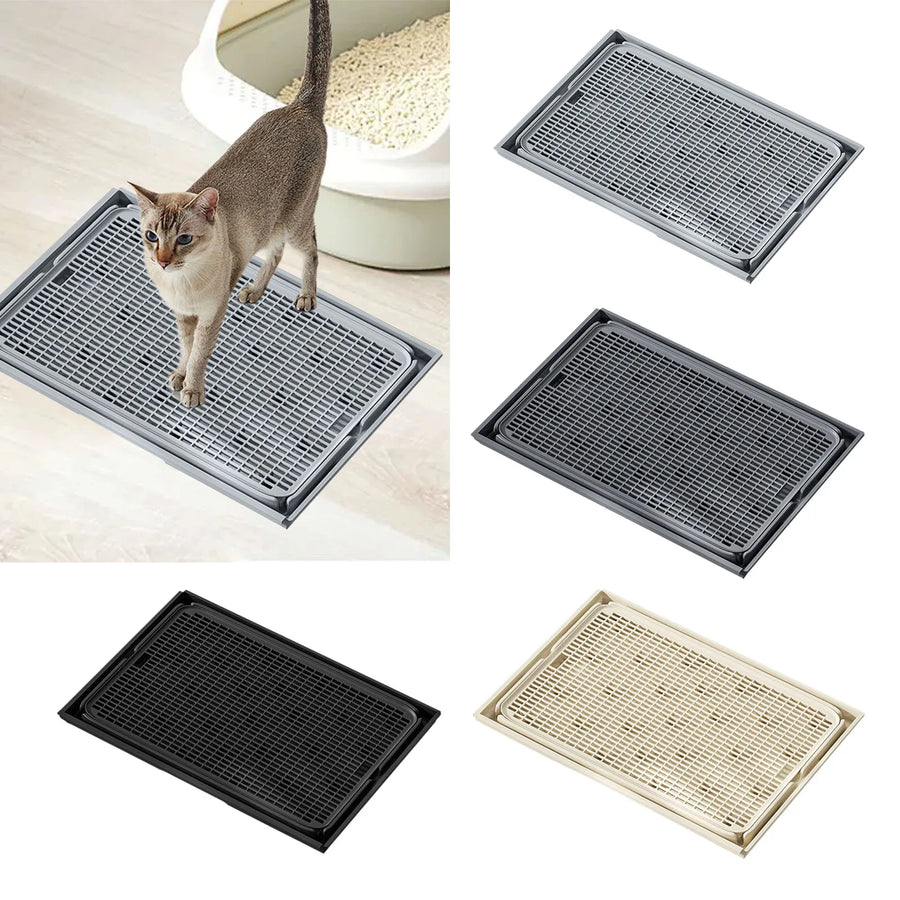 Cat Litter Mat Kitty Litter Mat Lightweight Sturdy Kitty Litter Trapping Mat Waterproof Non Slip Litter Boxes Trapping Mat Boxes