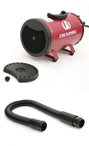 Professional Power Hair Dryer for Dogs, Negative Ion Animal Hair Dryer, Silent, High Velocity, Pet Dog, 2200W