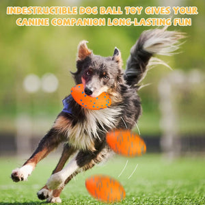 Dog Ball for Aggressive Chewers Tough Large Indestructible Dog Footballs Outdoor Floating Fetch Game Pets Toys