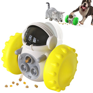 Dog Food Toys Pet Puzzle Interactive Tumbler Balance Car Funny Toy Food Slow Dispenser Eater Pet Dog Cat Training Goods for Pets