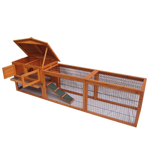 Rabbit Cage Large Size Rabbit Hutch House Breeding Cage Home Tent Villa Rainproof Antiseptic Yard Balcony Double Garden