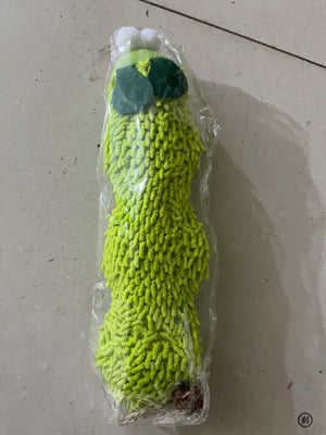 Cat plush toy pet amusing cat to relieve boredom interactive scratch-resistant and bite-resistant green animal toy