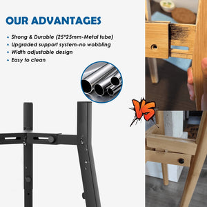 Raised Dog Bowl Stand for Medium & Large & Extra Large Dogs,Metal Tall Dog Food Stand,Adjustable Wide 7-11" Heights 9.8-13.4"