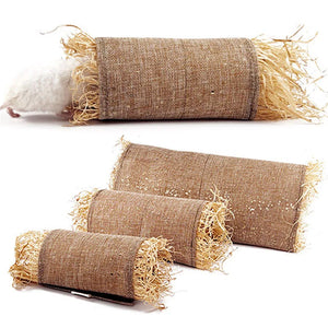 Rabbit Hideaway Toy Grass Straw Bunny Toy Tunnel Hamster Accessories for Guineapig Chinchilla Ferret Rats Rodent Animal Pet Cage