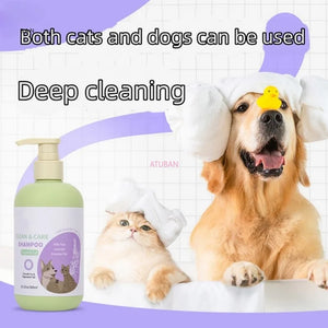 Dog 2-in-1 Shampoo Hypoallergenic Conditioner Moisturise The Hair Lavender Scent Smelly Dog Probiotic Shampoo Pet Clean Supplies
