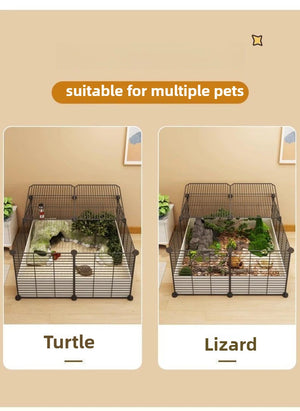 Hamster Cage Home Luxury Large Space Suitable for Multiple Pets Indoor Durability Free Landscaping Small Animal Products