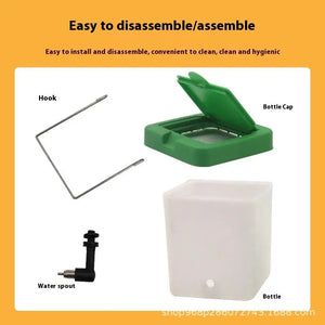 Rabbit Waterer New Rabbit Waterer Drinking Bottle Automatic Drinking Equipment Rabbit Water Bowl