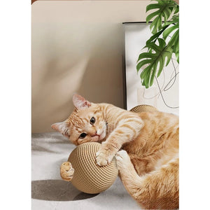 Cat Toys, Sisal Balls, Self-entertainment and Boredom Relief Tools, Cat Teeth-grinding, Biting, Sound-making Balls for Cats