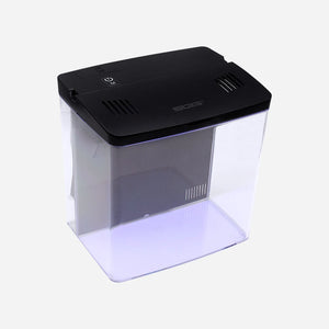 Fish Tank Mini Fish Tank Desktop Fish Tank Home With Led Light and Water Pump USB Connect Plastic Material Fish Tank
