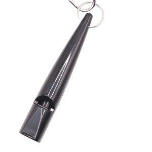 Dog Training Whistle with Lanyard - Black, Professional Obedience Training Tool, Easy to Use for Dogs of All Breeds