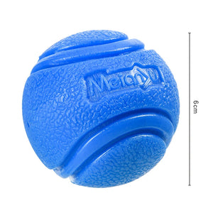 Bouncy Rubber Ball for Pet Dog, Solid Ball, Resistance to Chew Toys, Outdoor Throwing for Dogs