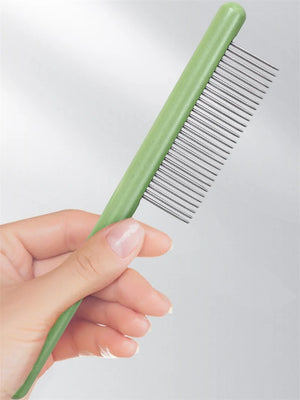 Cat Comb, A Pet Hair Combing Tool, With Dense Teeth, Removes Loose Hair And Fleas, And Massages The Skin