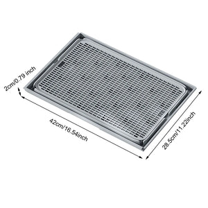 Cat Litter Mat Kitty Litter Mat Lightweight Sturdy Kitty Litter Trapping Mat Waterproof Non Slip Litter Boxes Trapping Mat Boxes