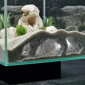Fish tank underground cave, used for fish shelter hiding house, aquarium landscaping, 3D printing aquarium decoration