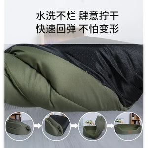 Dog Pet Beds Square Dog Bed For Large Dogs Dog Sofa Beds Waterproof Customized Pet Bed Inner Pad Washable Puppy Kennel Accessory